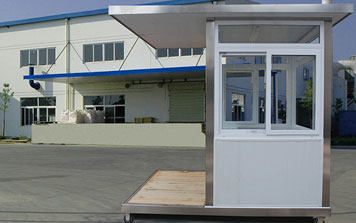 不銹鋼雨棚方崗亭