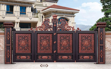 庭院別墅大門 - 豪華別墅懸浮折疊大門-XYH-LY-1001