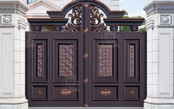 庭院別墅大門 - 豪華別墅庭院大門DM·22003