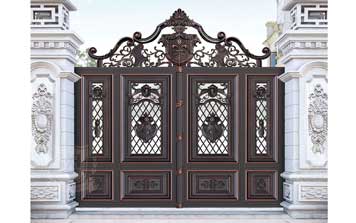 庭院別墅大門 - 豪華別墅庭院大門DM·22007