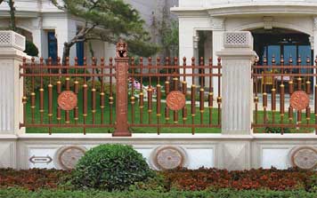 豪華別墅庭院圍欄
