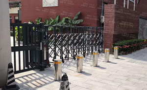 廣州廣雅學(xué)校升降柱案例