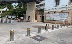 湛江湞江區(qū)執(zhí)信小學(xué)升降柱案例