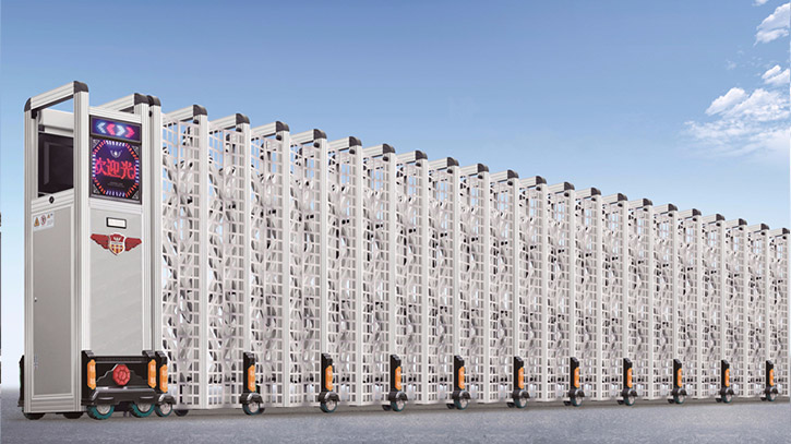 金建星伸縮門廠家-JX-380A3屏風銀款式