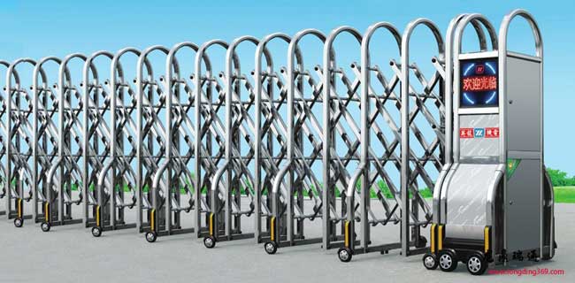 不銹鋼電動伸縮門LD-105