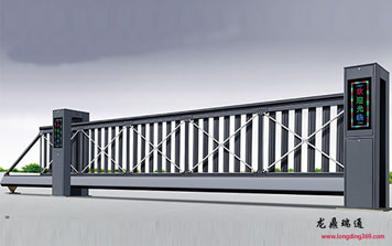 懸浮平移門 - LD-08黑色無軌懸浮門