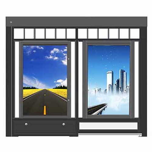 人行通道有軌平移廣告門