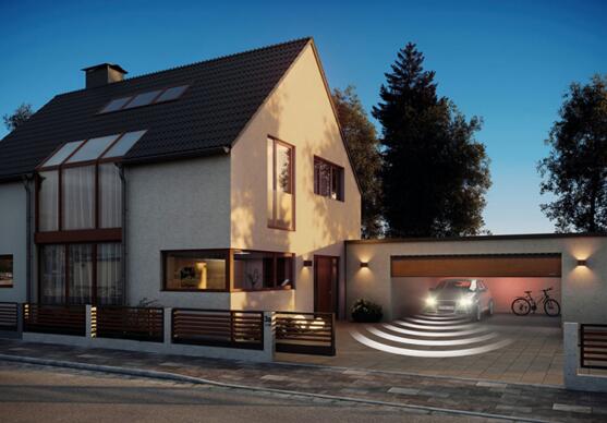 圖：即使沒有遙控器，也可以通過智能手機打開車庫門