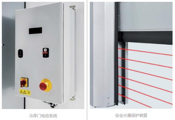 冷庫門電控系統(tǒng) 安全光柵保護(hù)裝置