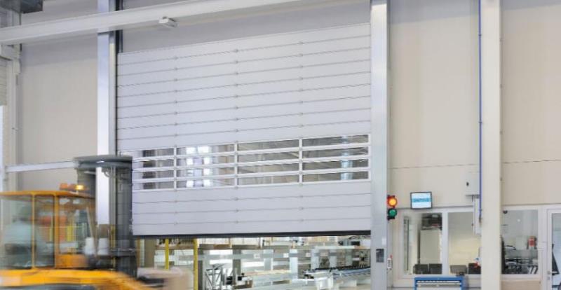 鋼質(zhì)保溫型快速門