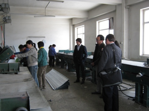 意大利FAAC中國(guó)區(qū)CEO參觀，考察我公司工廠車間