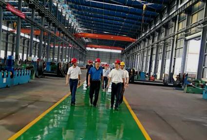 江蘇晶陽集團吳總一行蒞臨江蘇國強參觀指導(dǎo)