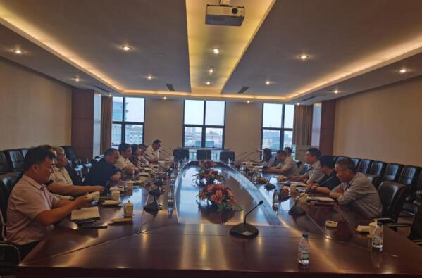 江蘇國(guó)強(qiáng)董事長(zhǎng)袁國(guó)強(qiáng)赴沙鋼開(kāi)展技術(shù)商務(wù)交流