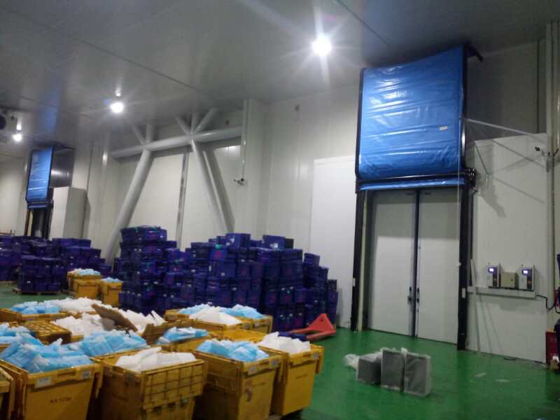 京東冷庫門案例 - 中出網(wǎng)-智能出入口與停車充電門戶