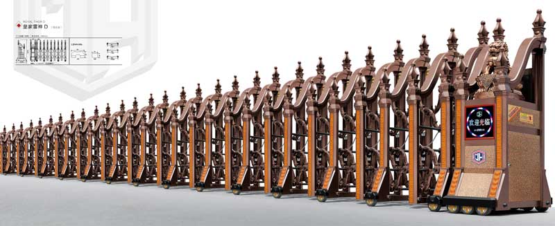 鋁合金伸縮門-皇家雷神D