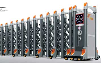 鋁合金伸縮門 - 鋁合金伸縮門-雪龍B