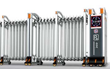 鋁合金伸縮門 - 鋁合金伸縮門-普銳斯801C(雙立柱)