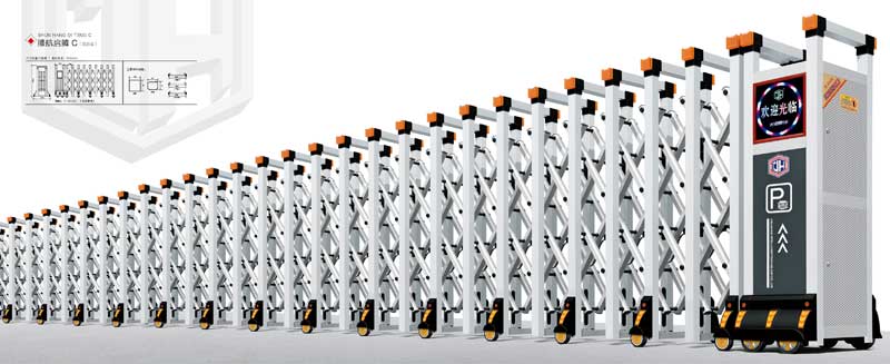 鋁合金伸縮門-順航啟騰C