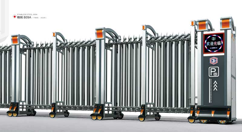 不銹鋼伸縮門-精鋼809A(雙立柱)