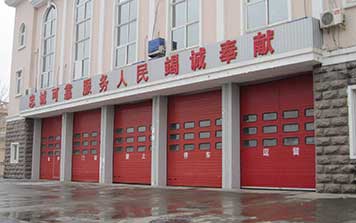 消防工業(yè)車庫提升門