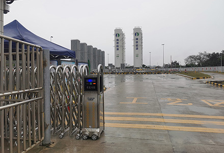 英龍智能伸縮門-中美319進駐佛燃能源集團股份有限公司