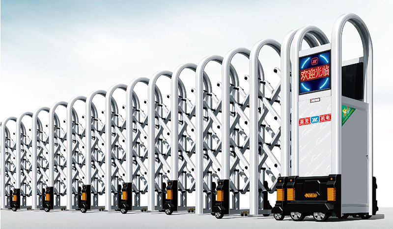 豪邁1766-A（銀白）鋁合金伸縮門