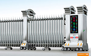 不銹鋼伸縮門 - 歐羅寶盾1388-A不銹鋼伸縮門