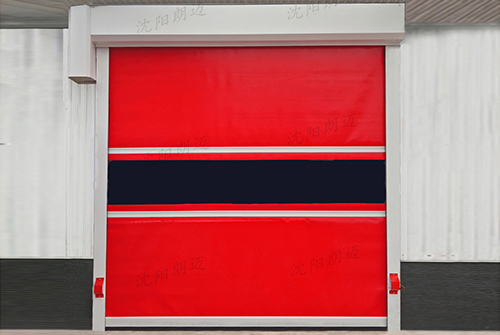 橘色透視快速門應(yīng)用案例 - 中出網(wǎng)-智能出入口與停車充電門戶