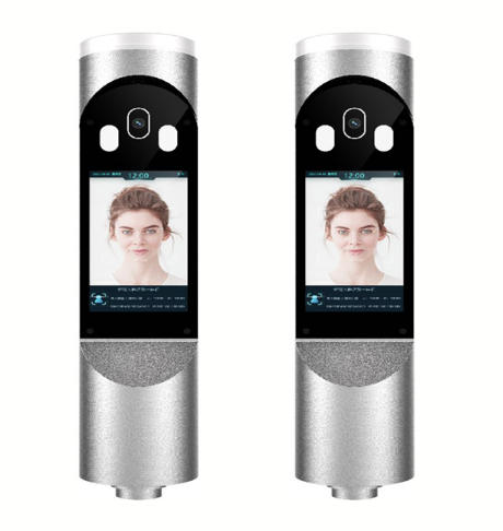 圓柱不銹鋼人臉識(shí)別機(jī)