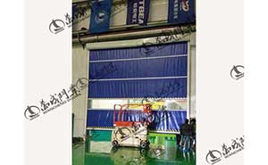 沈陽(yáng)特變電工大型快速堆積門案例 - 中出網(wǎng)-智能出入口與停車充電門戶