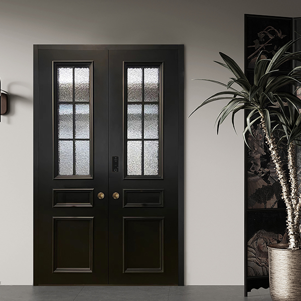 入戶門-ZP-M111致雅玻璃門花