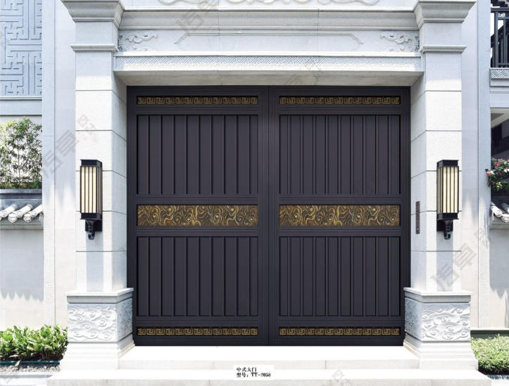 鋁藝精鑄庭院門(mén)系列-中式大門(mén)TY-2058