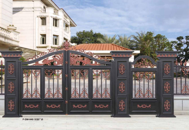 別墅大門豪華鋁藝庭院門F-DM-046
