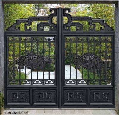 別墅大門(mén)豪華鋁藝庭院門(mén)H-DM-042
