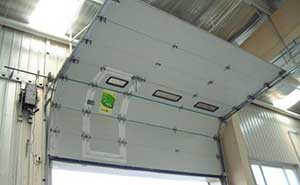 宜昌某廠電動(dòng)車庫門案例