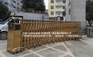 橫縣柳明小學電動伸縮門案例 - 中出網(wǎng)-智能出入口與停車充電門戶