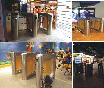 南寧夢(mèng)之島兒童城通道閘案例 - 中出網(wǎng)-智能出入口與停車充電門戶