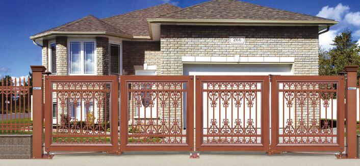 智能懸浮折疊門718A（古銅金）