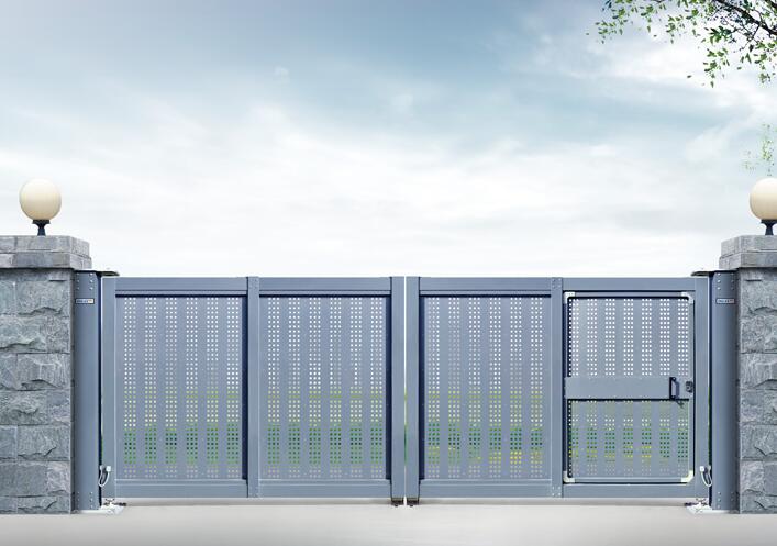 智能平開門730A(灰色)