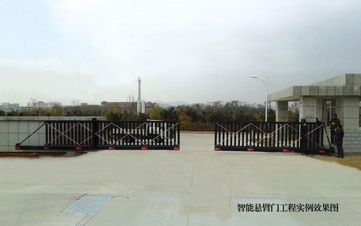 博優(yōu)技術(shù)紡織品（威海）有限公司后門(mén) - 中出網(wǎng)-智能出入口與停車(chē)充電門(mén)戶(hù)