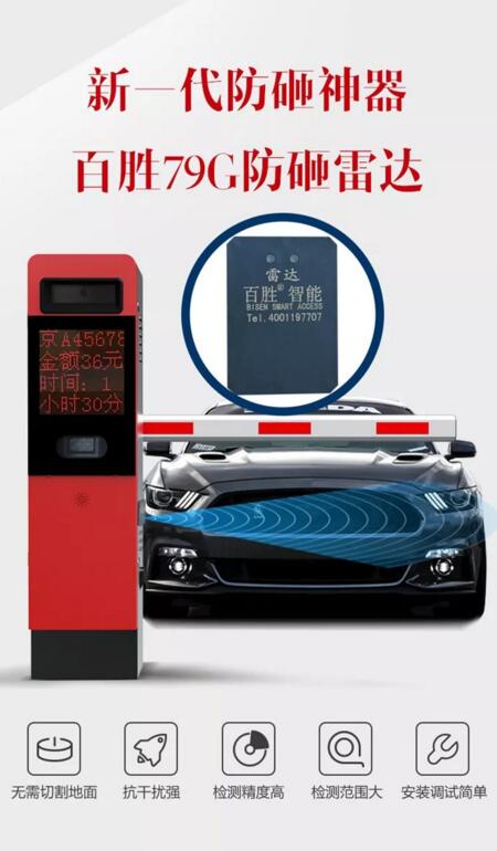 新一代防砸神器，百勝79G防砸雷達(dá)新上市