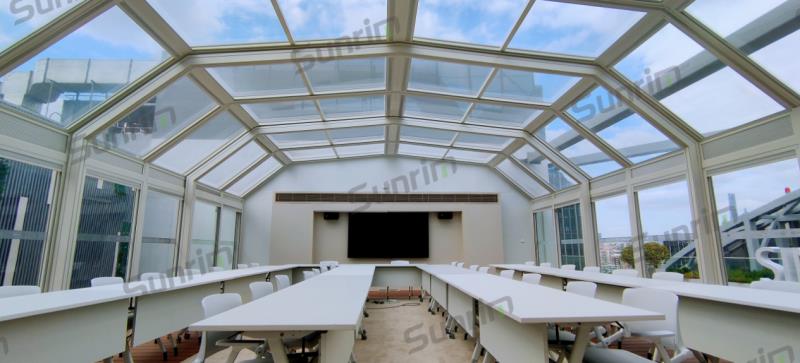 國藥控股戶外會議室移動陽光房