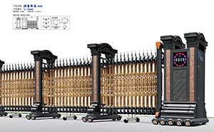 鋁合金伸縮門 - 歐雷斯盾A606鋁合金伸縮門