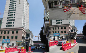 襄陽(yáng)市中醫(yī)醫(yī)院門口道閘案例 - 中出網(wǎng)-智能出入口與停車充電門戶