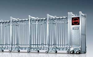 不銹鋼伸縮門 - 南北德信學(xué)府二號不銹鋼伸縮門