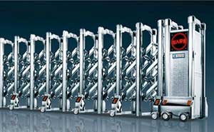 不銹鋼伸縮門(mén) - 南北德信瑞風(fēng)-A不銹鋼伸縮門(mén)