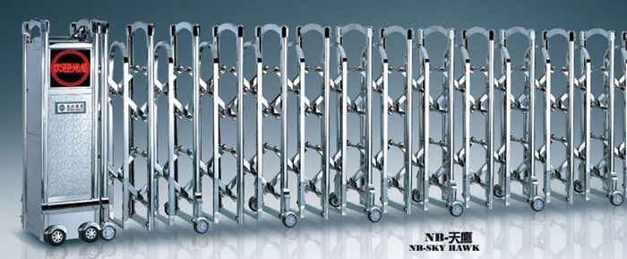 NB-天鷹不銹鋼伸縮門(mén)