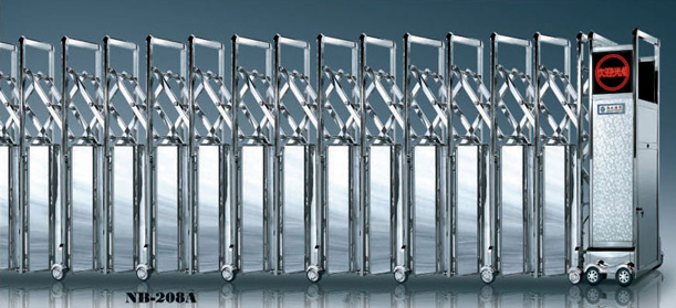 NB-208A不銹鋼伸縮門