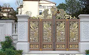 鋁藝大門 - 吉祥如意（折疊門）NB-965