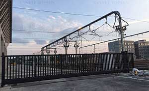 南寧軌道交通集團(tuán)10米南門（1）智能安全伸縮平移門工程案例 - 中出網(wǎng)-智能出入口與停車充電門戶